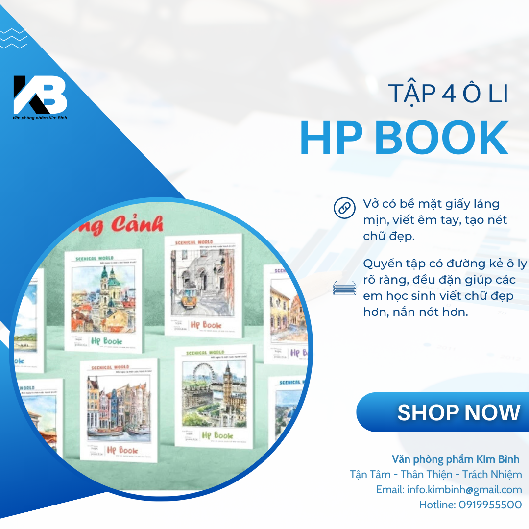 Vở 4 ôly HP BOOK