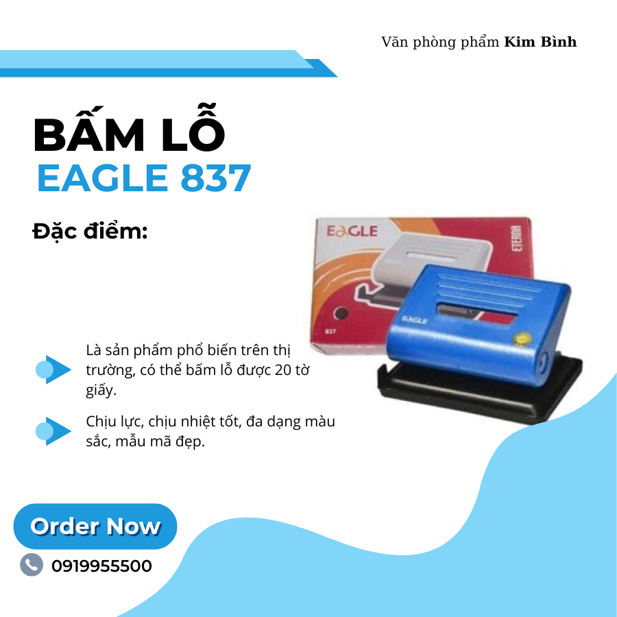 Bấm lỗ EAGLE 837