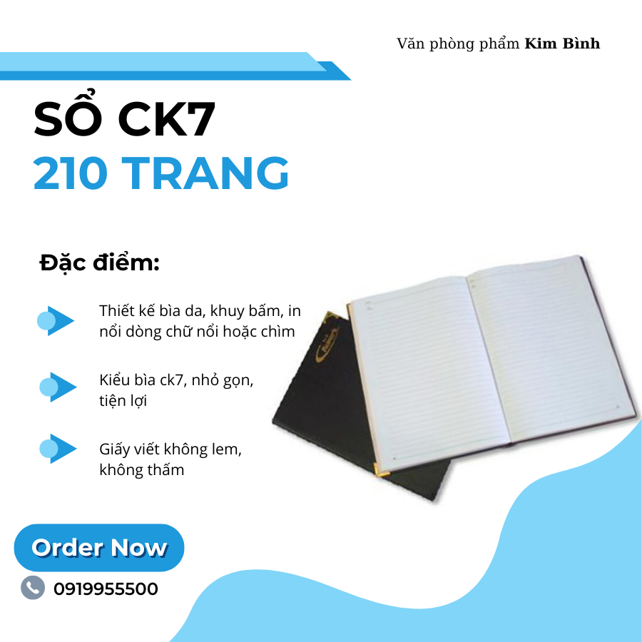 Sổ CK7 210 trang